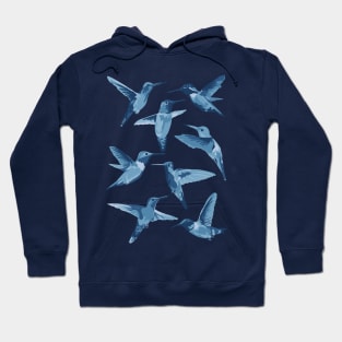 Blue Hummingbirds Hoodie